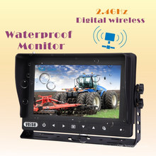Wireless Waterproof LCD Monitor Rearview System with 2CH Input
